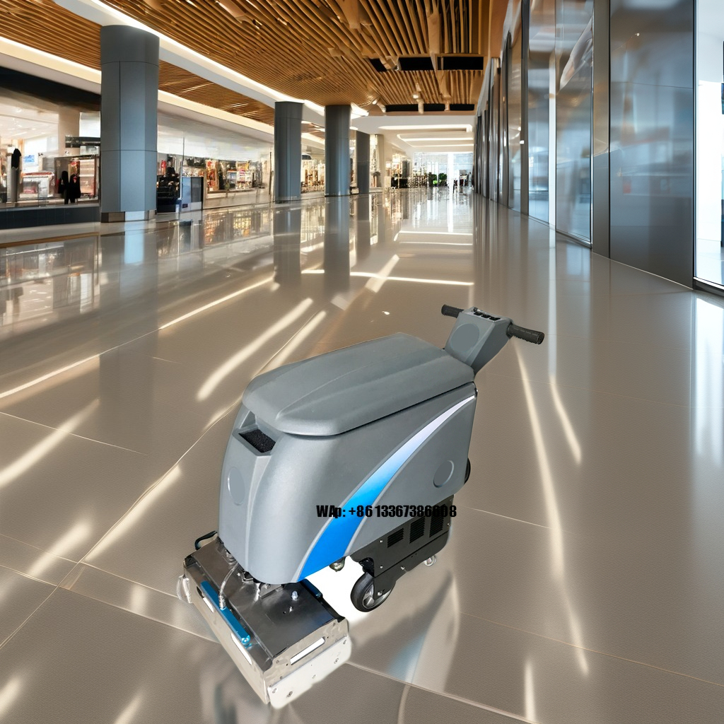 Electric Mini Autonomous Indus - مراجعة Industrial Floor Scrubber وسعره