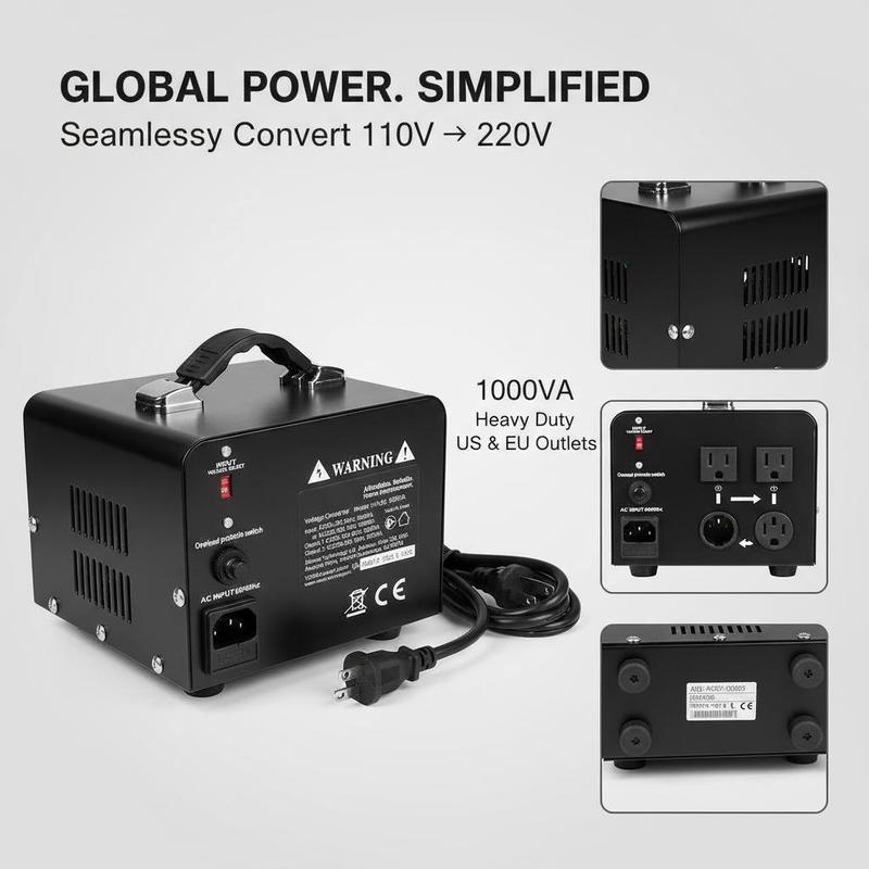 Power Voltage Changer 1000VA F - مراجعة Heavy Equipment Kitchen وسعره