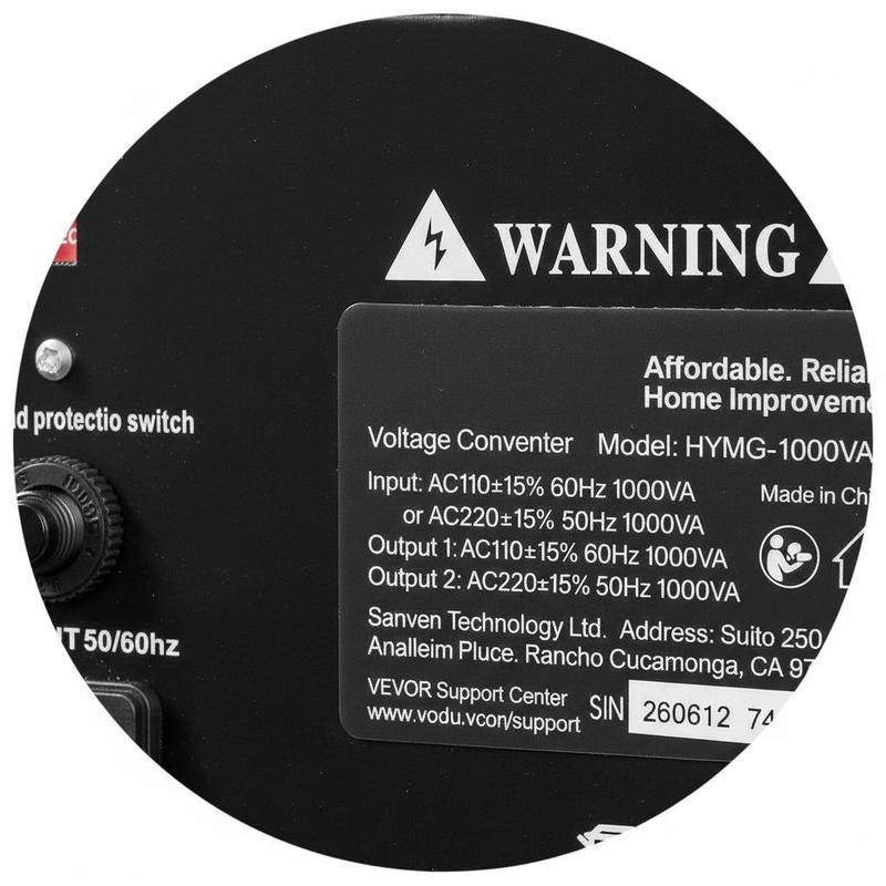 Power Voltage Changer 1000VA F - مراجعة Heavy Equipment Kitchen وسعره
