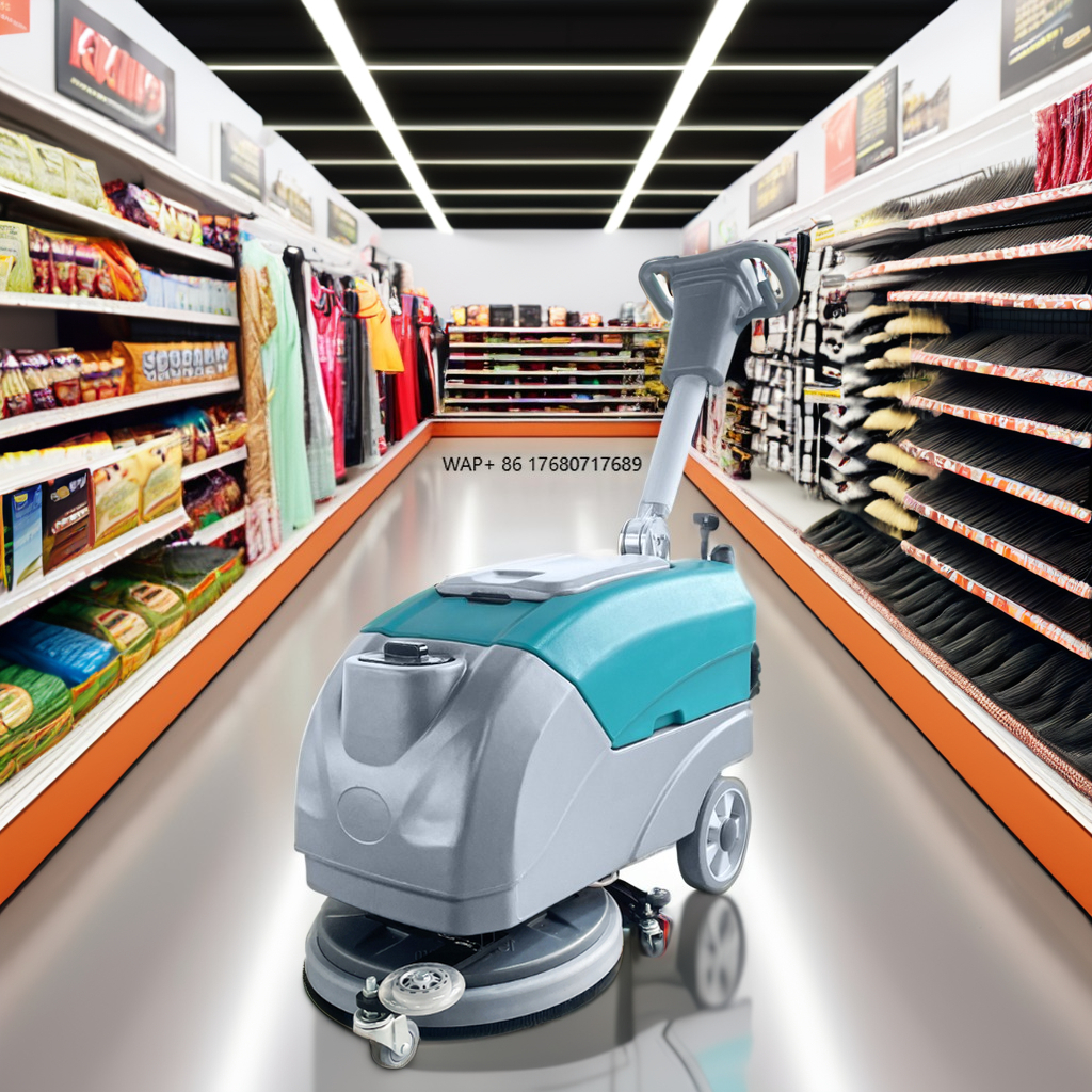 GS400 New Electric Industrial  - مراجعة Industrial Floor Scrubber وسعره