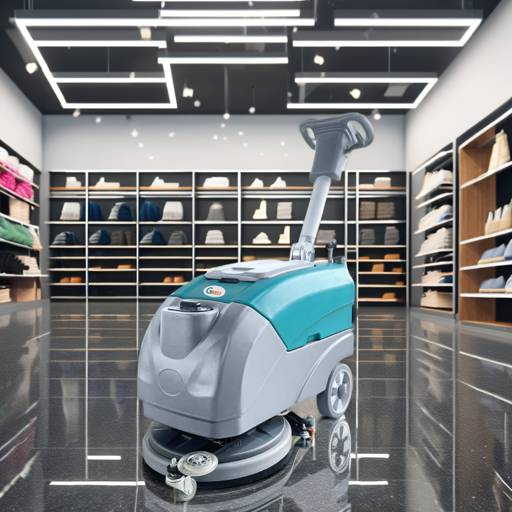 GS400 New Electric Industrial  - مراجعة Industrial Floor Scrubber وسعره