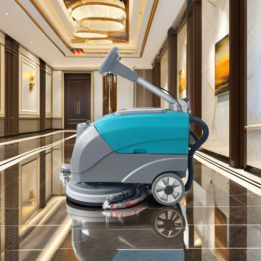 GS400 New Electric Industrial  - مراجعة Industrial Floor Scrubber وسعره