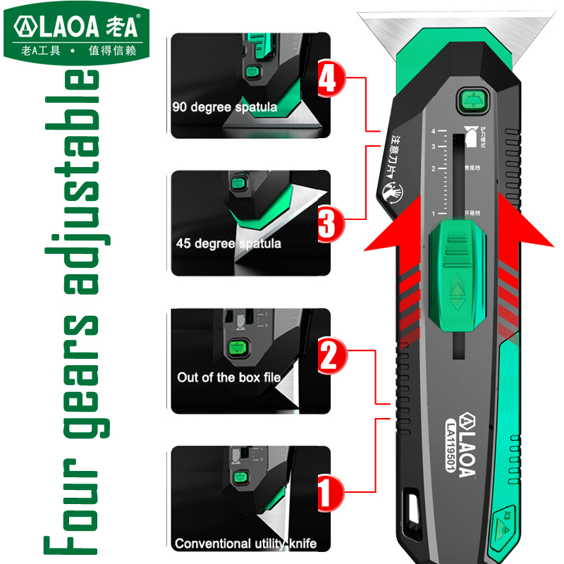LAOA Four-speed deformation ut - مراجعة Heavy Equipment Scraper وسعره