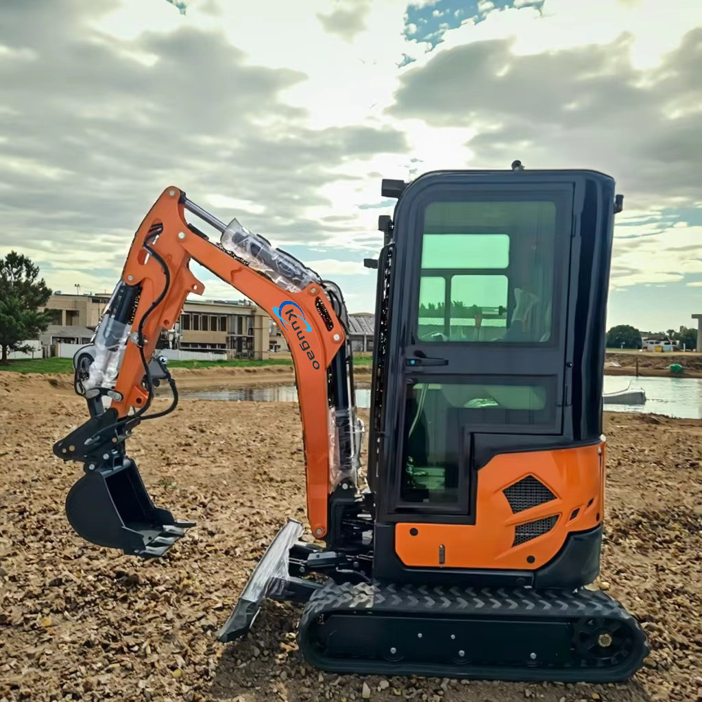 Mini Excavator 2 ton Free Ship - مراجعة Tractor Backhoe وسعره