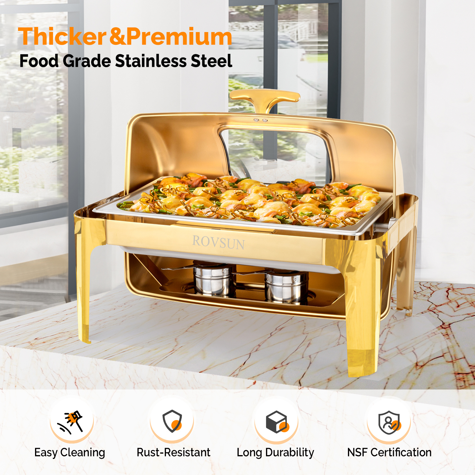 MEFFIR 9QT Commercial Gold Rol - مراجعة Heavy Equipment Kitchen وسعره