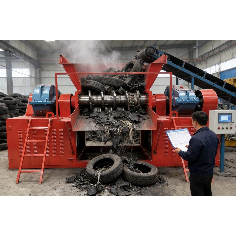 Heavy Duty Tire Recycling Equi - مراجعة Heavy Equipment Tires وسعره