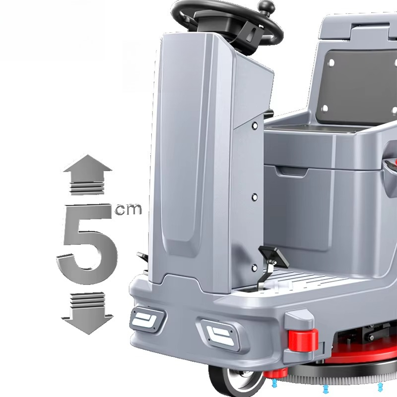 Driving Type Outdoor Industry  - مراجعة Industrial Floor Scrubber وسعره