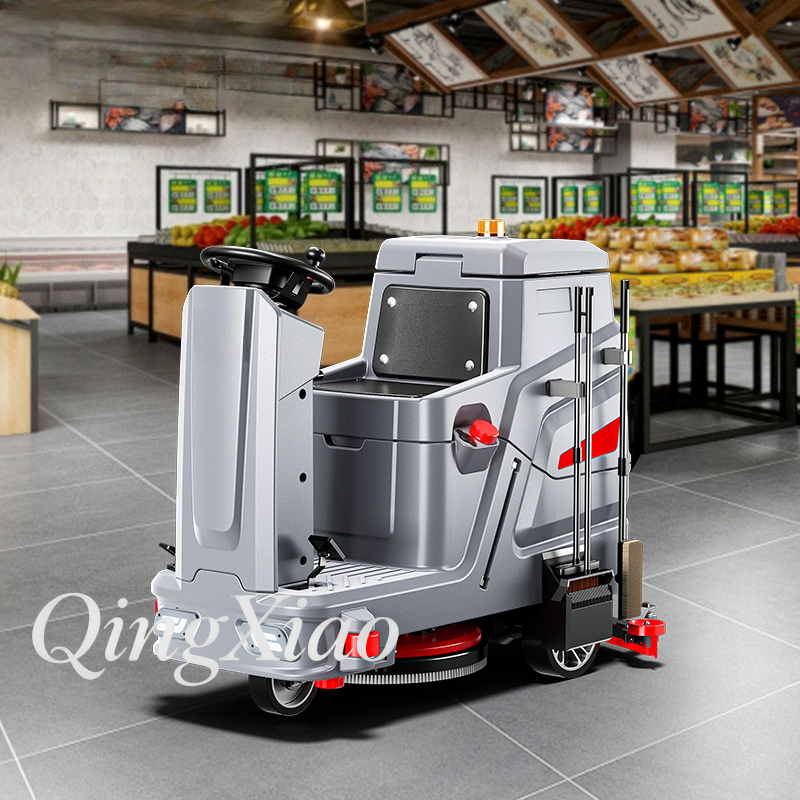 Driving Type Outdoor Industry  - مراجعة Industrial Floor Scrubber وسعره