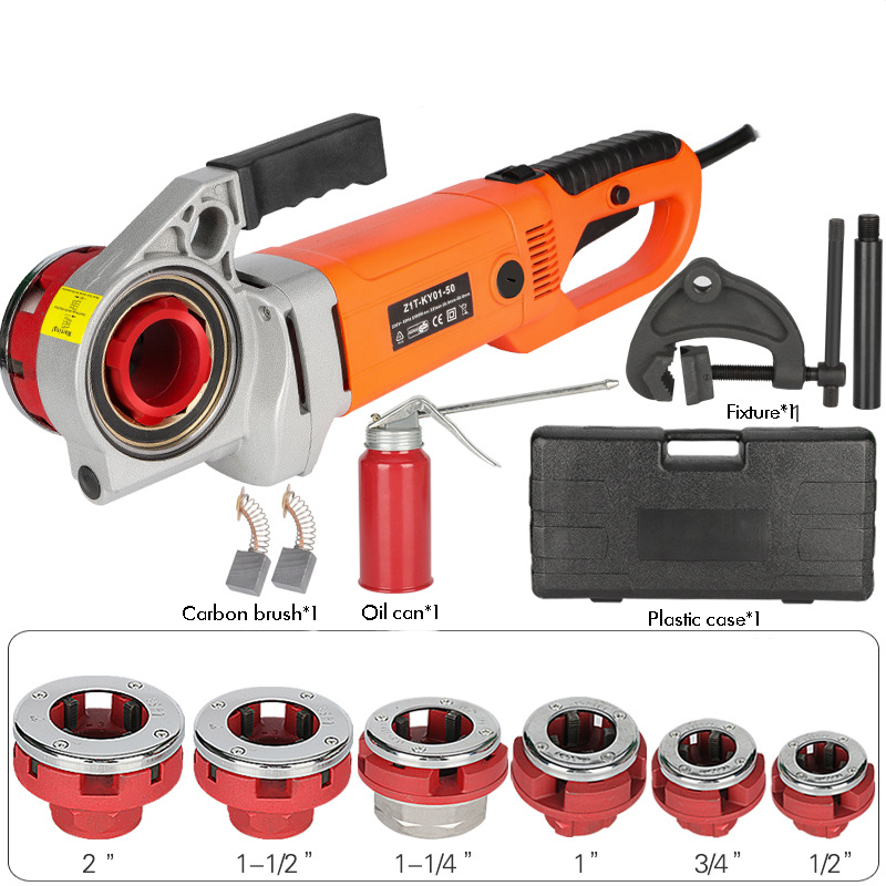 Hand-Held Electric Pipe Thread - مراجعة Pipe Threading Machine وسعره