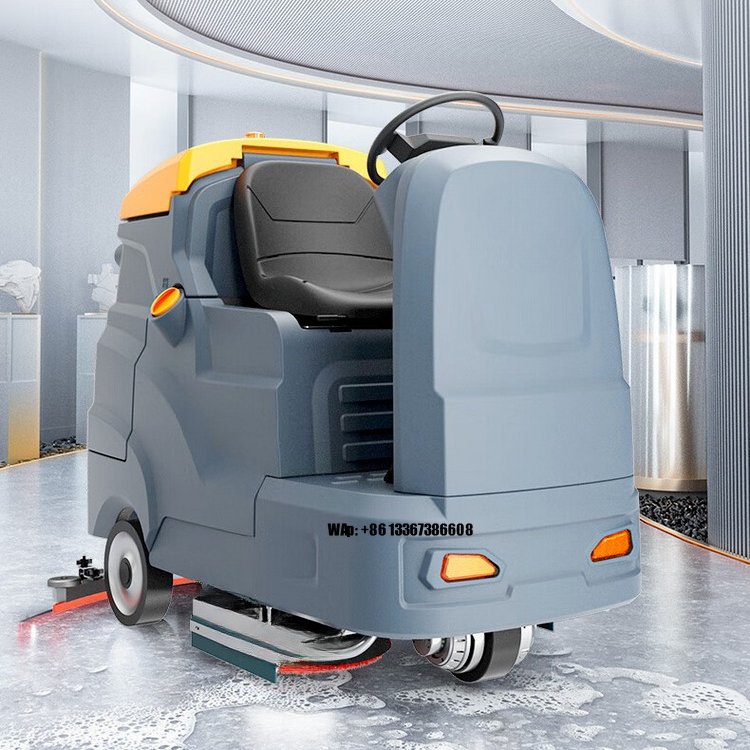 Double Professional Brush Floo - مراجعة Industrial Floor Scrubber وسعره
