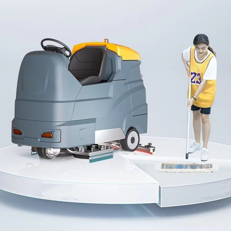 Double Professional Brush Floo - مراجعة Industrial Floor Scrubber وسعره