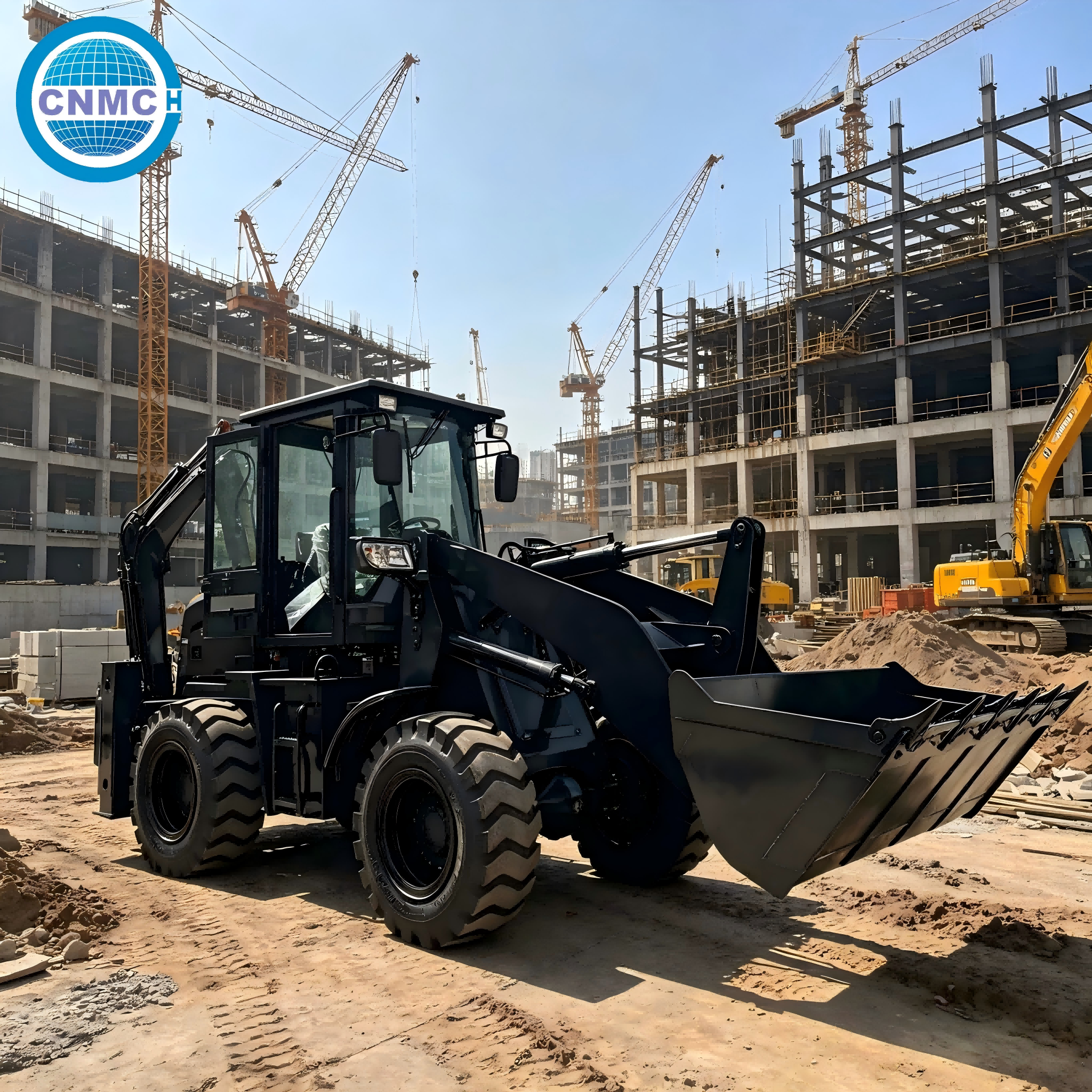 CN10-80 4x4 Wheel Excavator Lo - مراجعة Tractor Backhoe وسعره