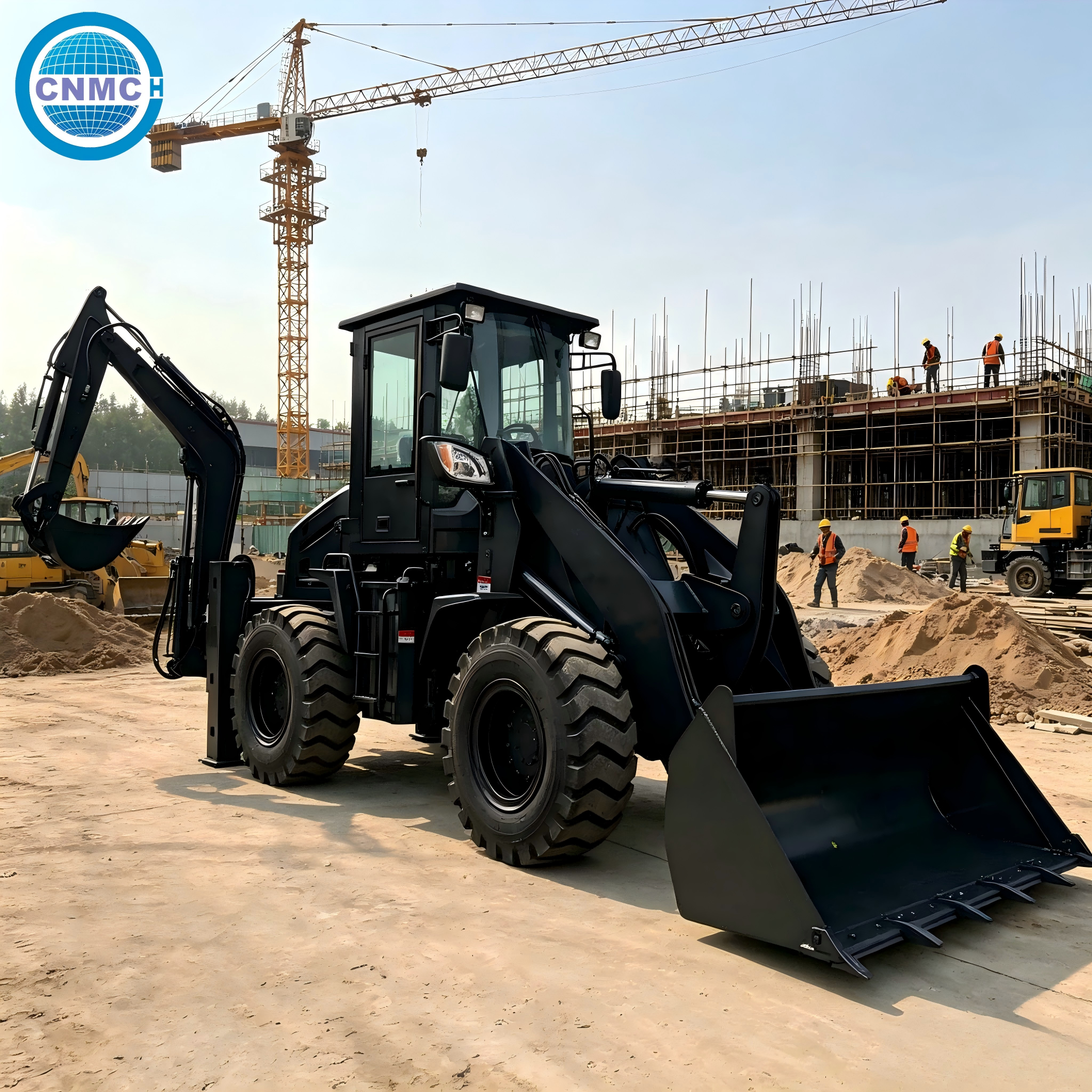 CN10-80 4x4 Wheel Excavator Lo - مراجعة Tractor Backhoe وسعره