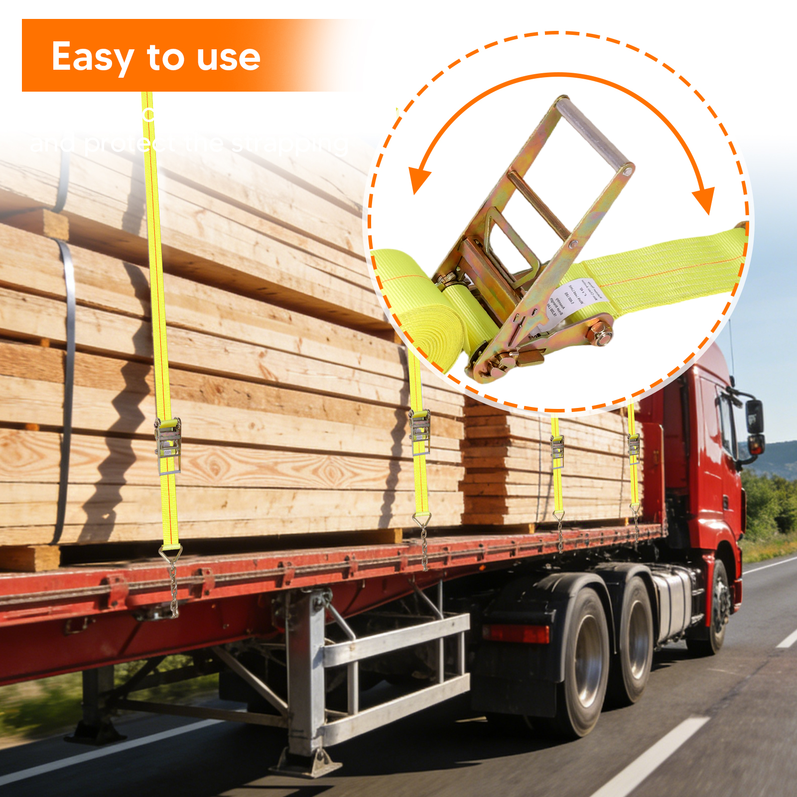 4Pcs Heavy Equipment Tie-Downs - مراجعة Heavy Equipment Tires وسعره