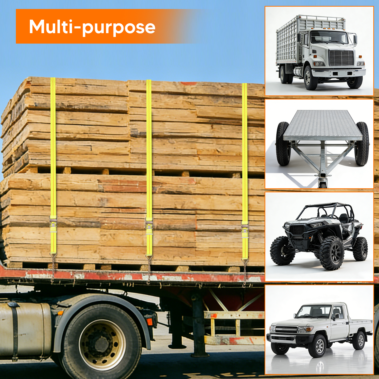 4Pcs Heavy Equipment Tie-Downs - مراجعة Heavy Equipment Tires وسعره