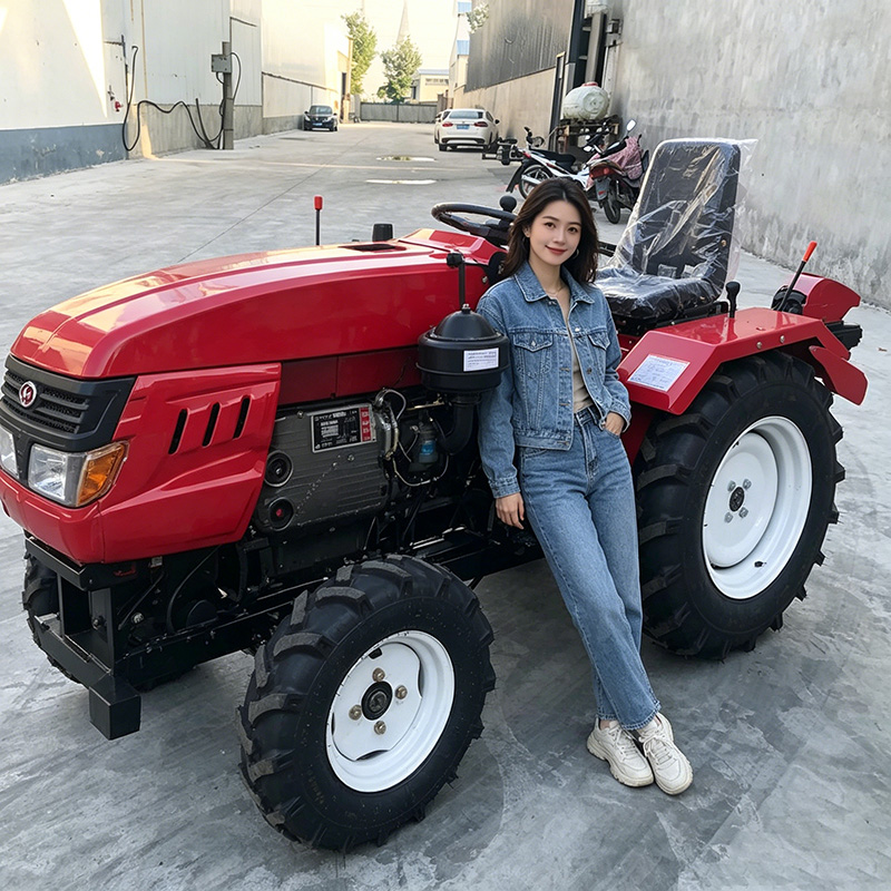 Customized Ride-On Plowing Tra - مراجعة Tractor Backhoe وسعره