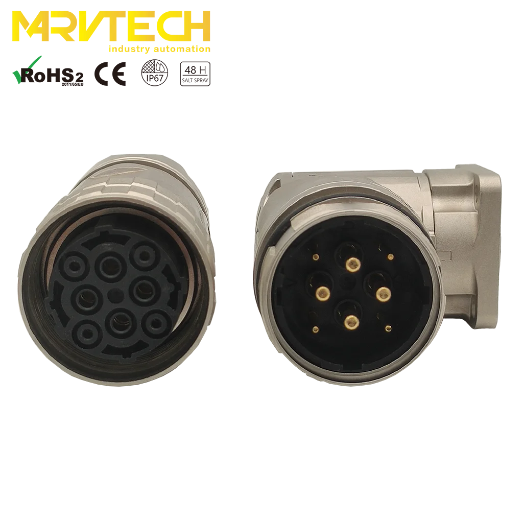 Marvtech 8 Pin Male Female Str - مراجعة Heavy Equipment Mechanic وسعره
