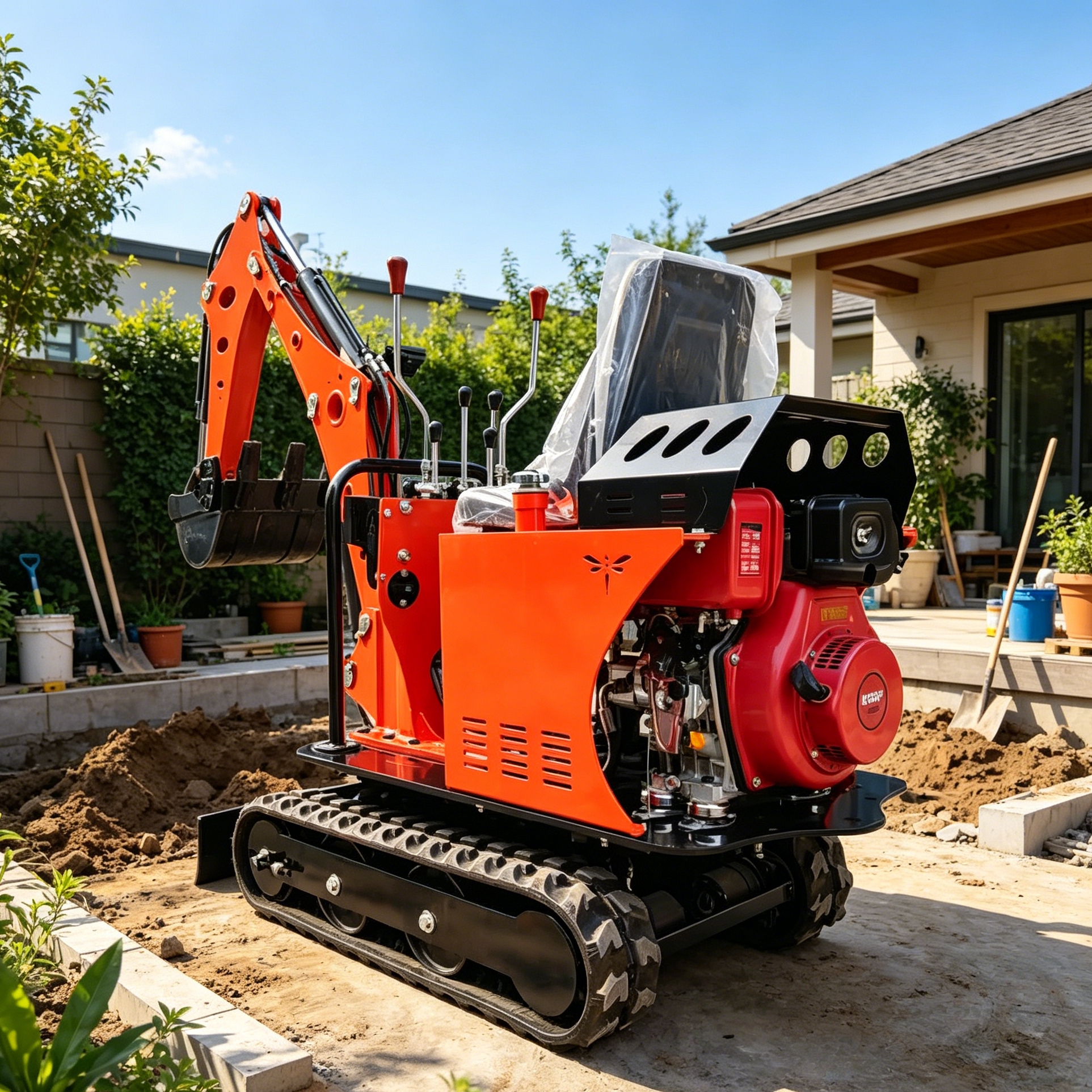 Customized High-efficiency Sma - مراجعة Tractor Backhoe وسعره