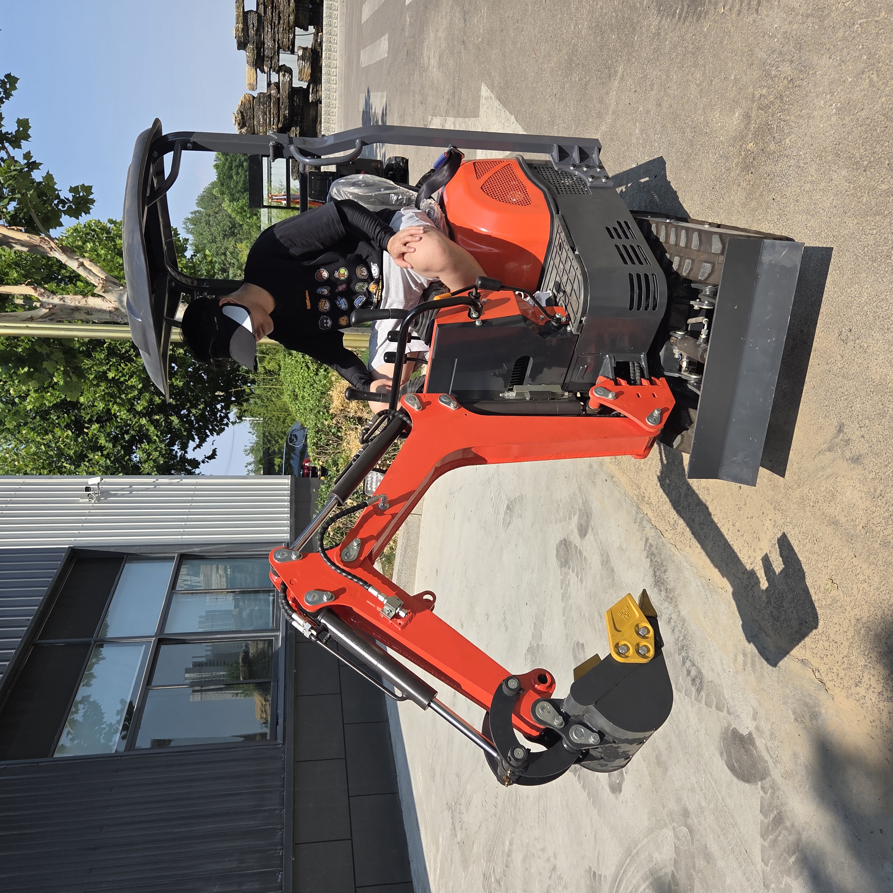 Customized High-efficiency Sma - مراجعة Tractor Backhoe وسعره
