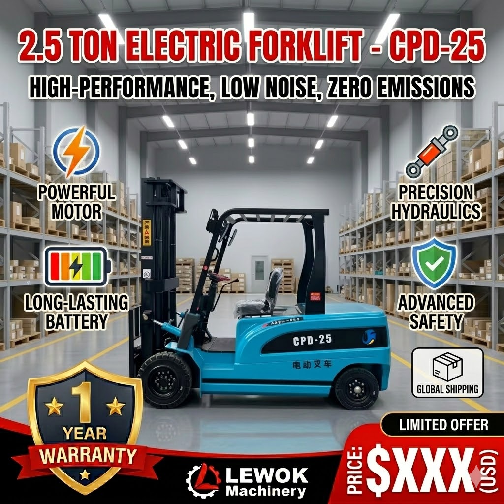Electric Forklift Pallet Stack - مراجعة Heavy Equipment Tires وسعره
