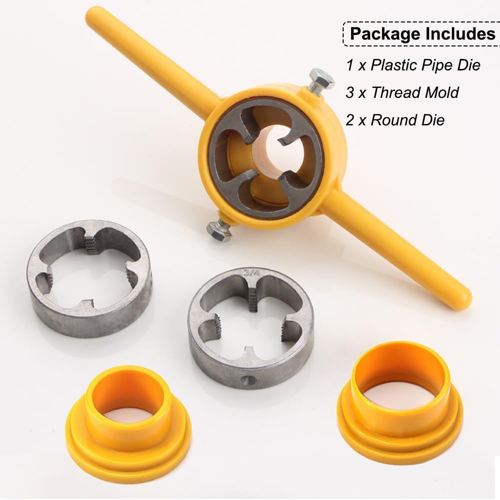 6pcs PVC Plastic Water Pipe Th - مراجعة Pipe Threading Machine وسعره