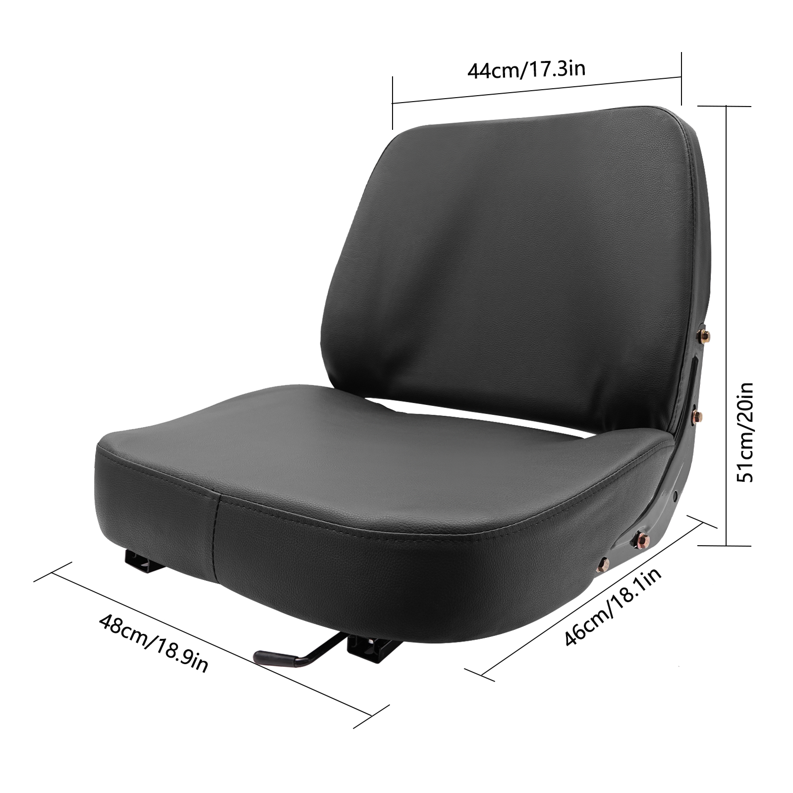 High Back Mower Seat Universal - مراجعة Tractor Backhoe وسعره