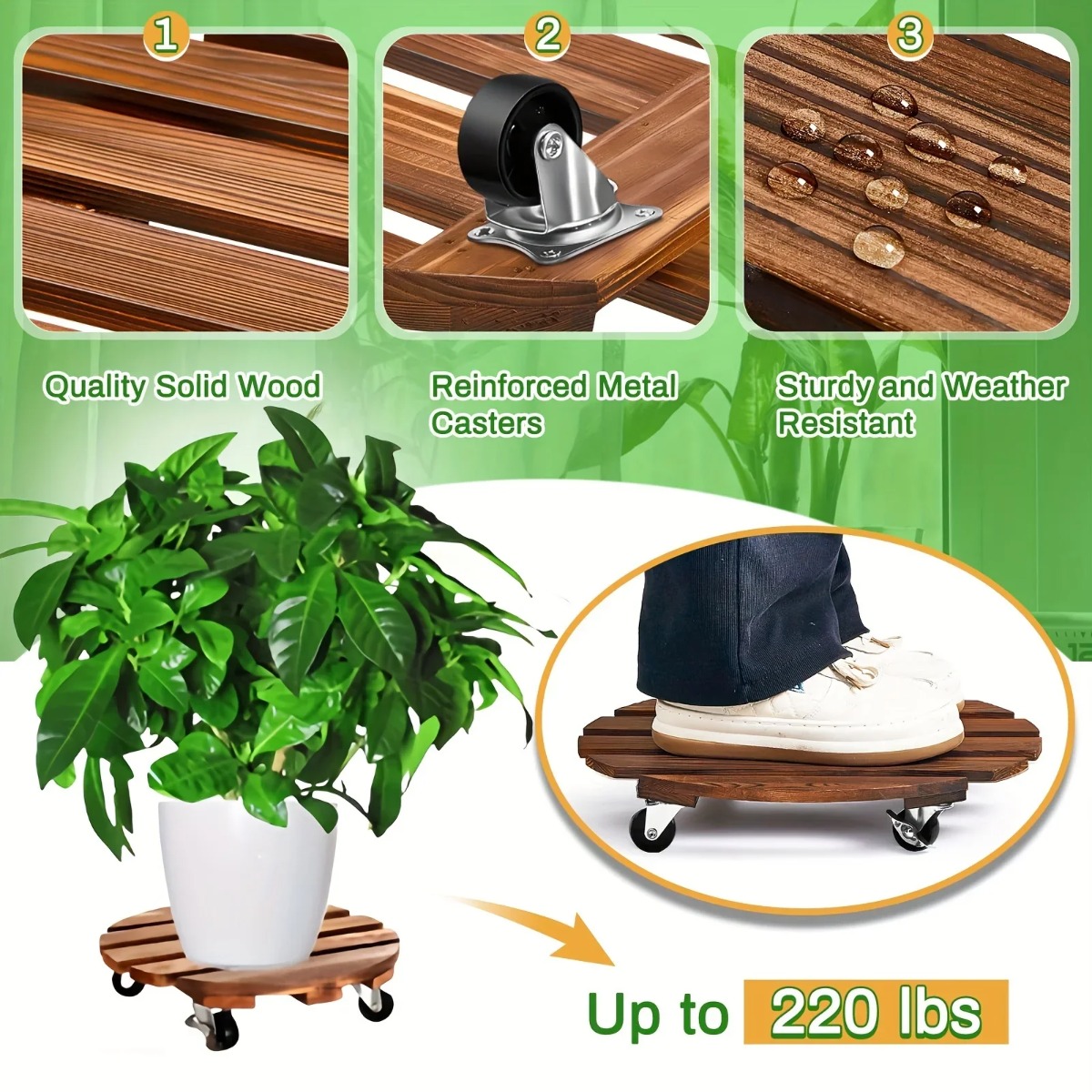 Heavy Duty Plant Caddy with Wh - مراجعة Heavy Equipment Tires وسعره