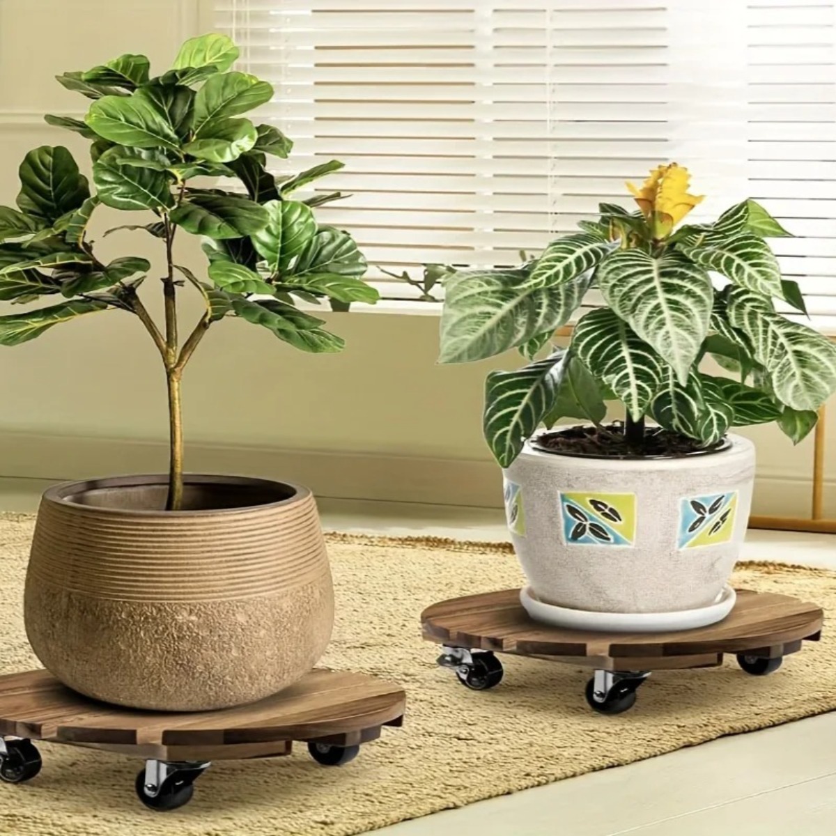 Heavy Duty Plant Caddy with Wh - مراجعة Heavy Equipment Tires وسعره