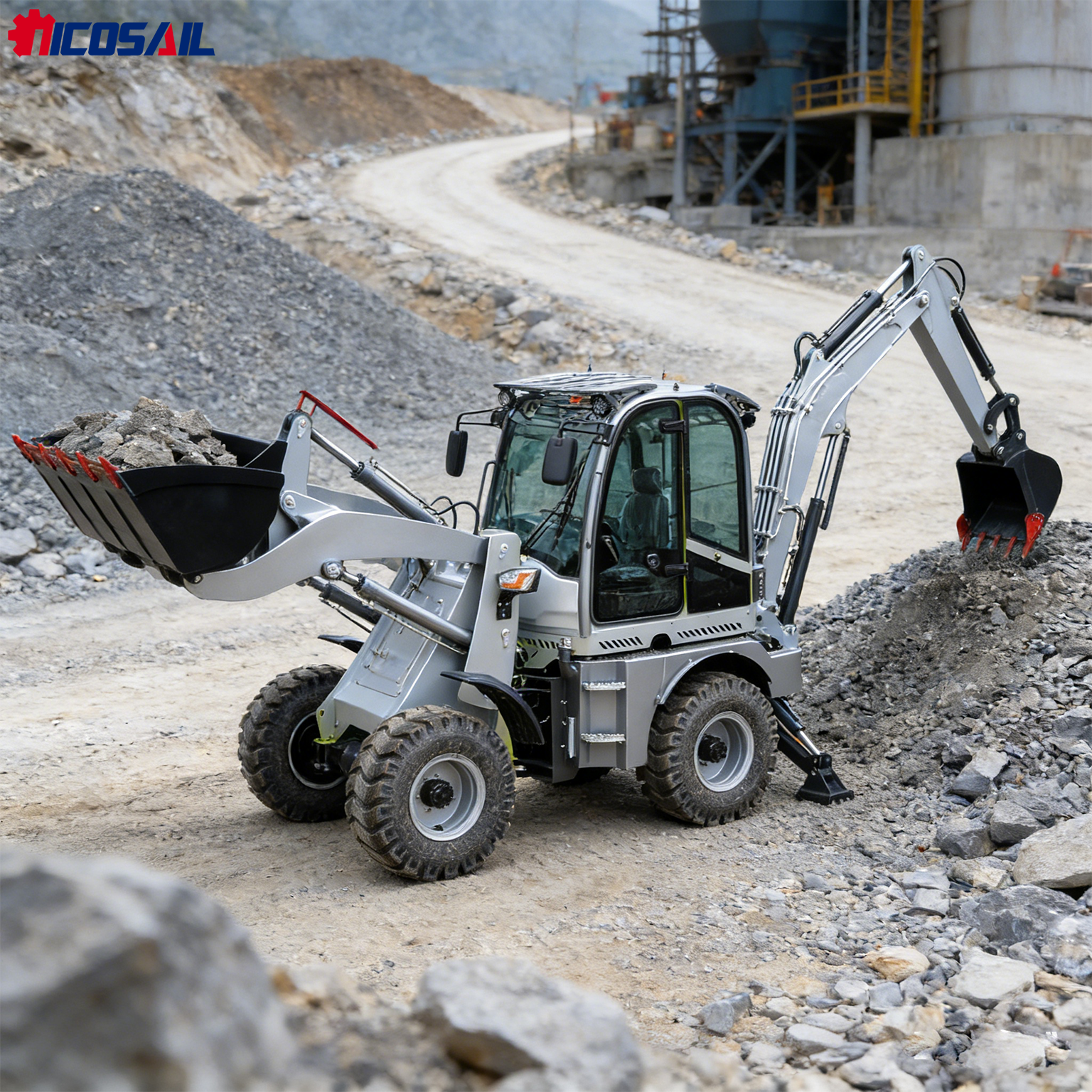 Backhoe Excavator Loader Euro  - مراجعة Tractor Backhoe وسعره