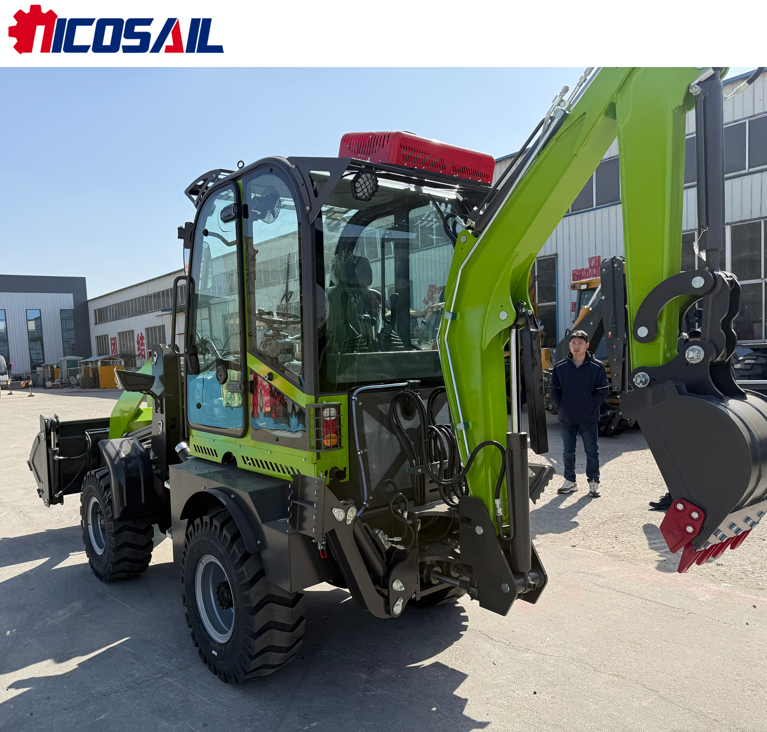 Backhoe Excavator Loader Euro  - مراجعة Tractor Backhoe وسعره