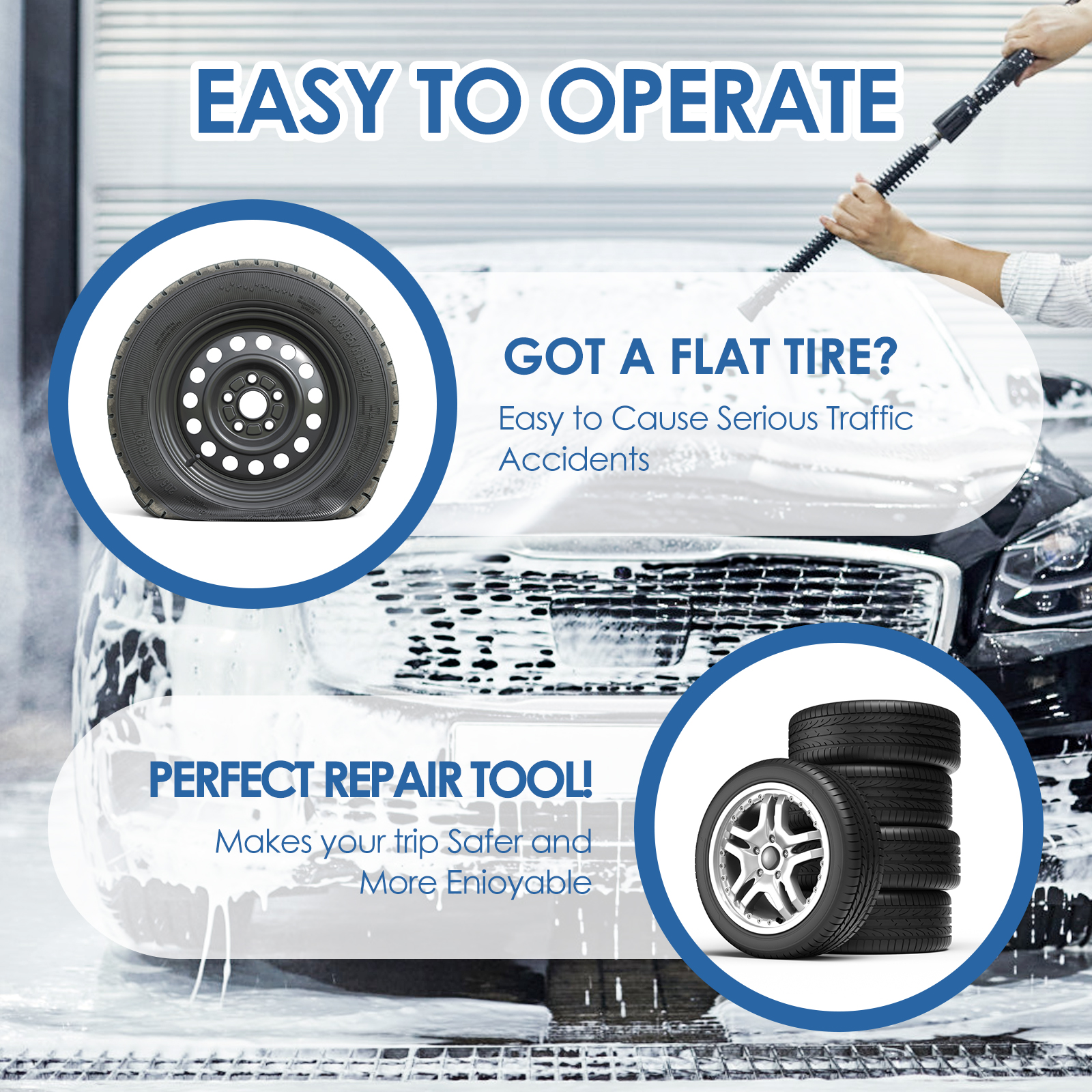 1Set Tire Patch Roller Kit Rub - مراجعة Heavy Equipment Scraper وسعره