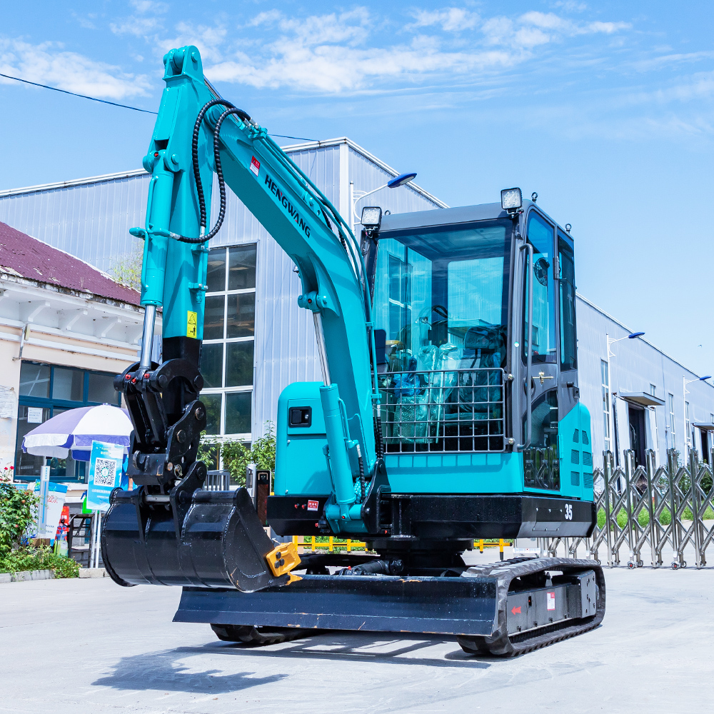 Mini Excavator 3.5 ton Diesel  - مراجعة Tractor Backhoe وسعره