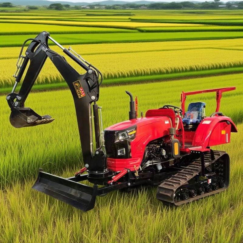 Customized 35HP Crawler Tracto - مراجعة Tractor Backhoe وسعره