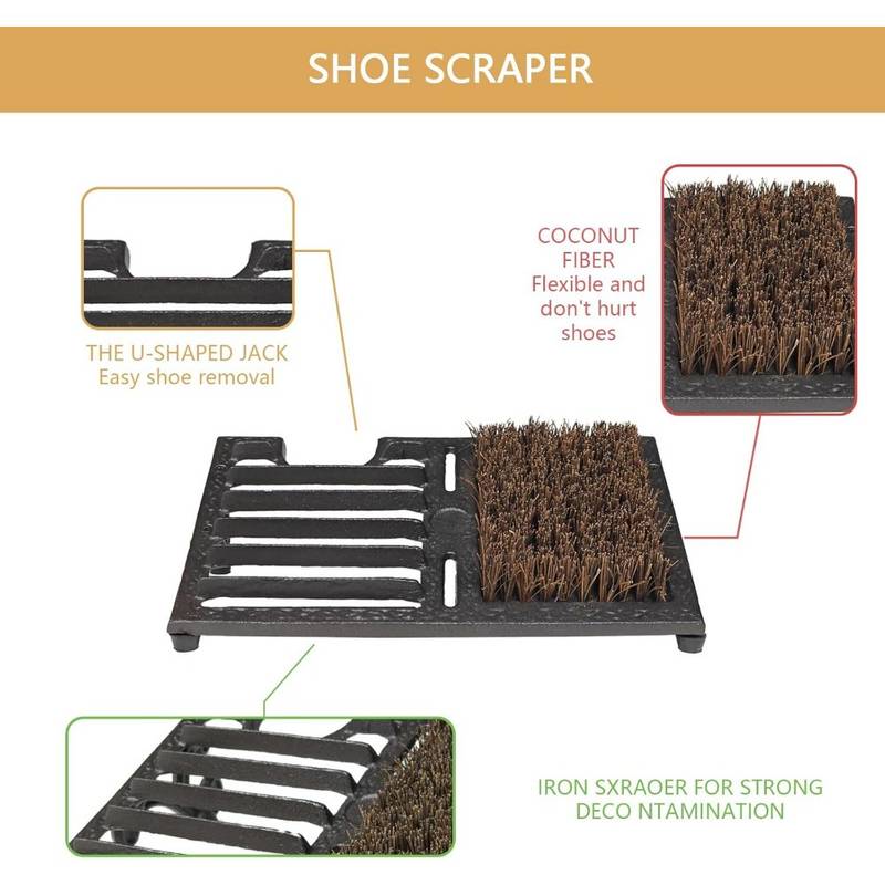 Heavy-Duty Cast Iron Boot Scra - مراجعة Heavy Equipment Scraper وسعره
