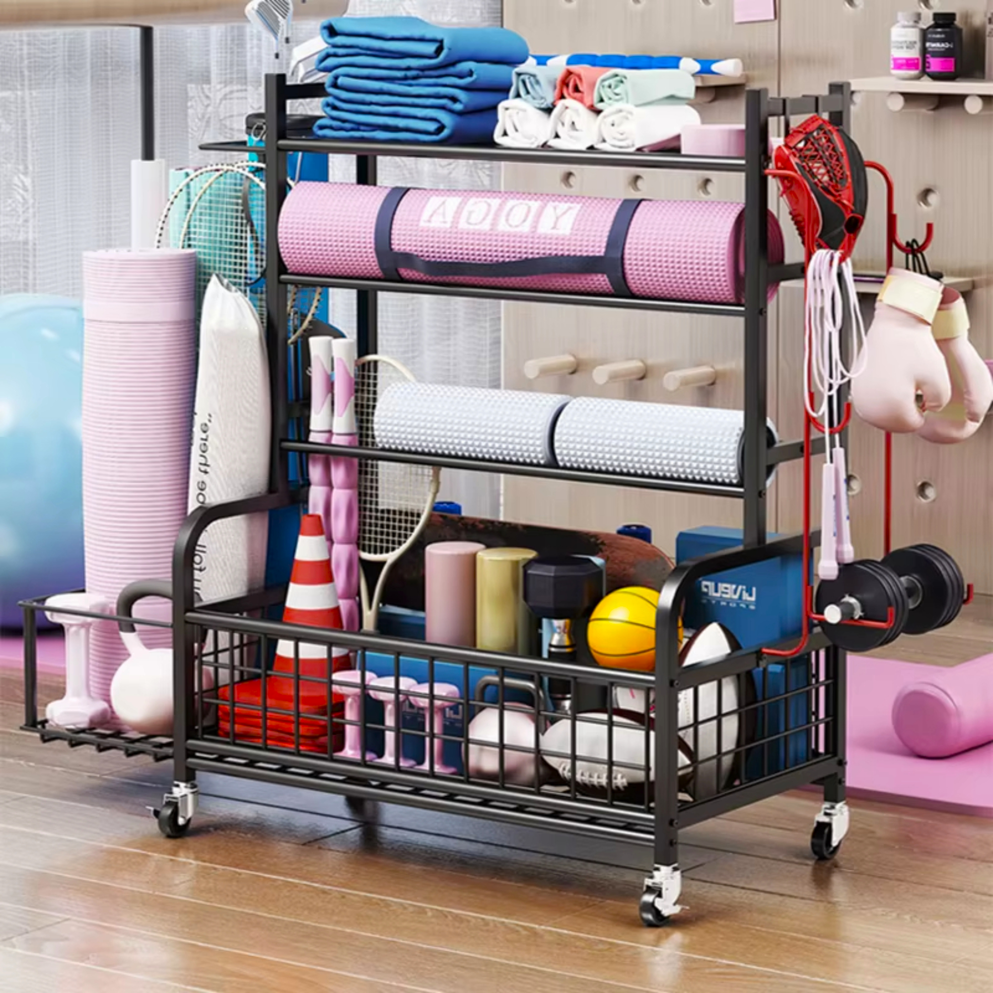 Blacksmith 4 Tier Storage Rack - مراجعة Heavy Equipment Kitchen وسعره