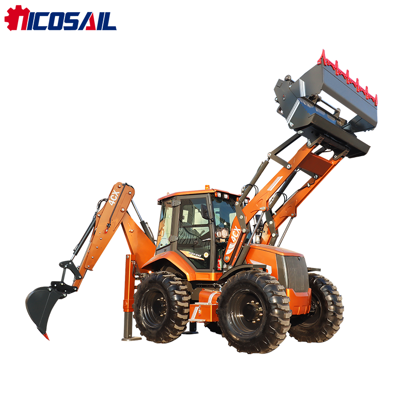 Mini Tractors for Earthmoving  - مراجعة Tractor Backhoe وسعره