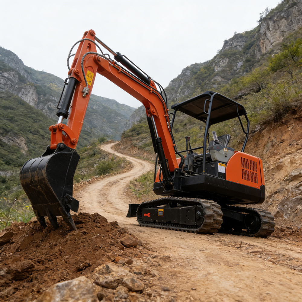 Durable 1.2t Mini Excavator Hy - مراجعة Tractor Backhoe وسعره