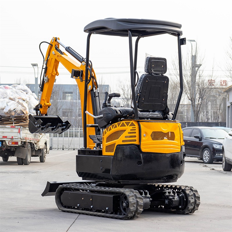 Durable 1.2t Mini Excavator Hy - مراجعة Tractor Backhoe وسعره