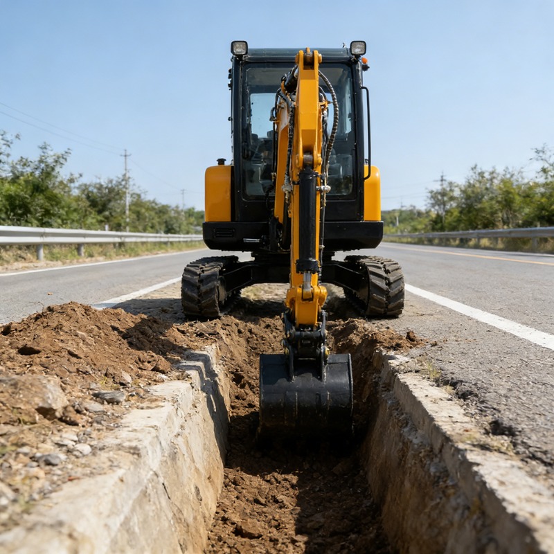 Durable 1.2t Mini Excavator Hy - مراجعة Tractor Backhoe وسعره