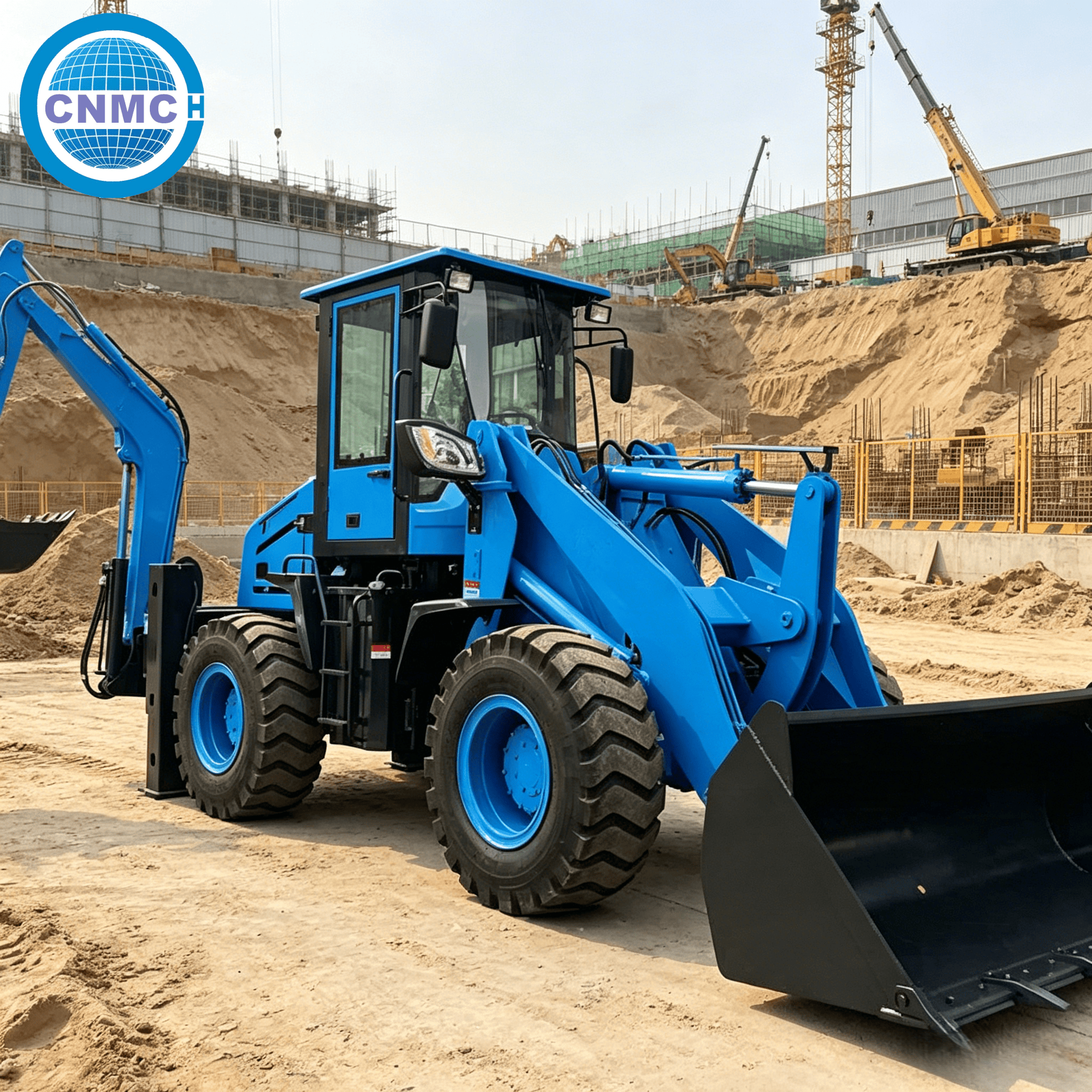 CNMC Backhoe Excavator Loader  - مراجعة Tractor Backhoe وسعره