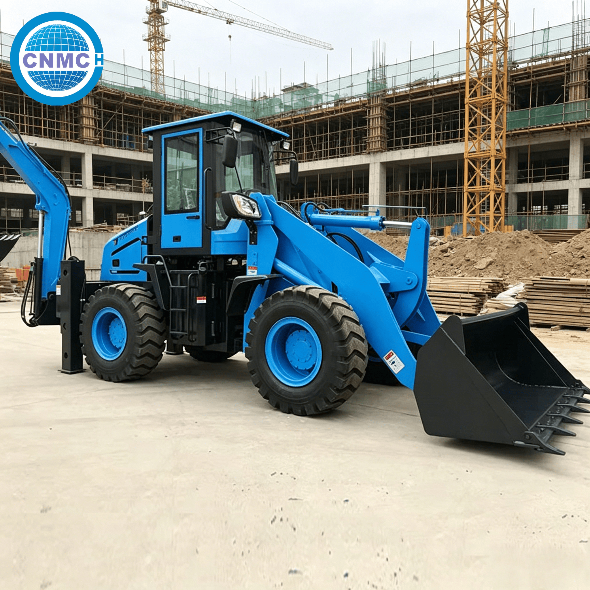 CNMC Backhoe Excavator Loader  - مراجعة Tractor Backhoe وسعره