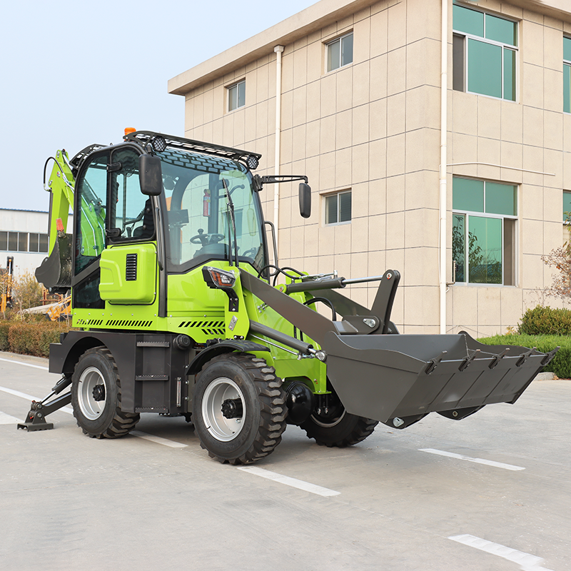 Chinese Backhoe Loader 4x4 EPA - مراجعة Tractor Backhoe وسعره