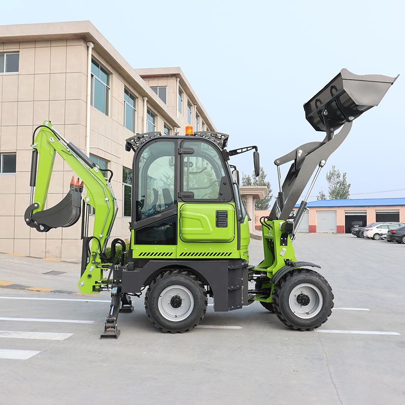 Chinese Backhoe Loader 4x4 EPA - مراجعة Tractor Backhoe وسعره
